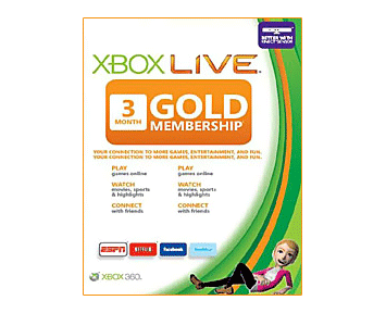 Xbox LIVE Gold 3  (������) ����������� ���������� ������