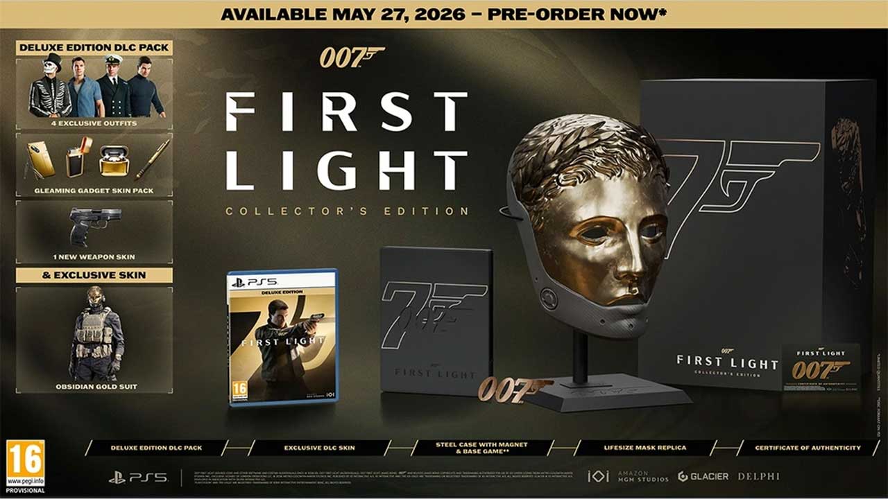007 First Light Collectors Edition  PS5  дополнительное изображение 1