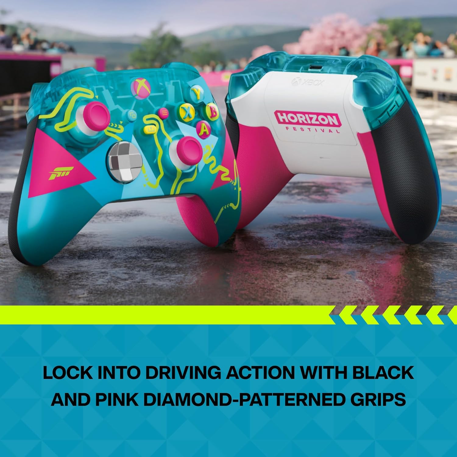 Беспроводной геймпад Xbox Wireless Gaming Controller Forza Horizon 6 Limited Edition дополнительное изображение 4
