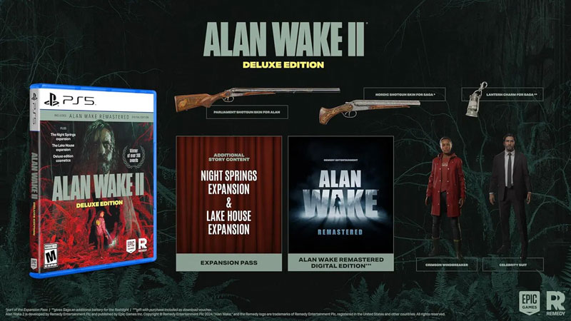 Alan Wake 2  II Deluxe Edition  PS5 дополнительное изображение 1