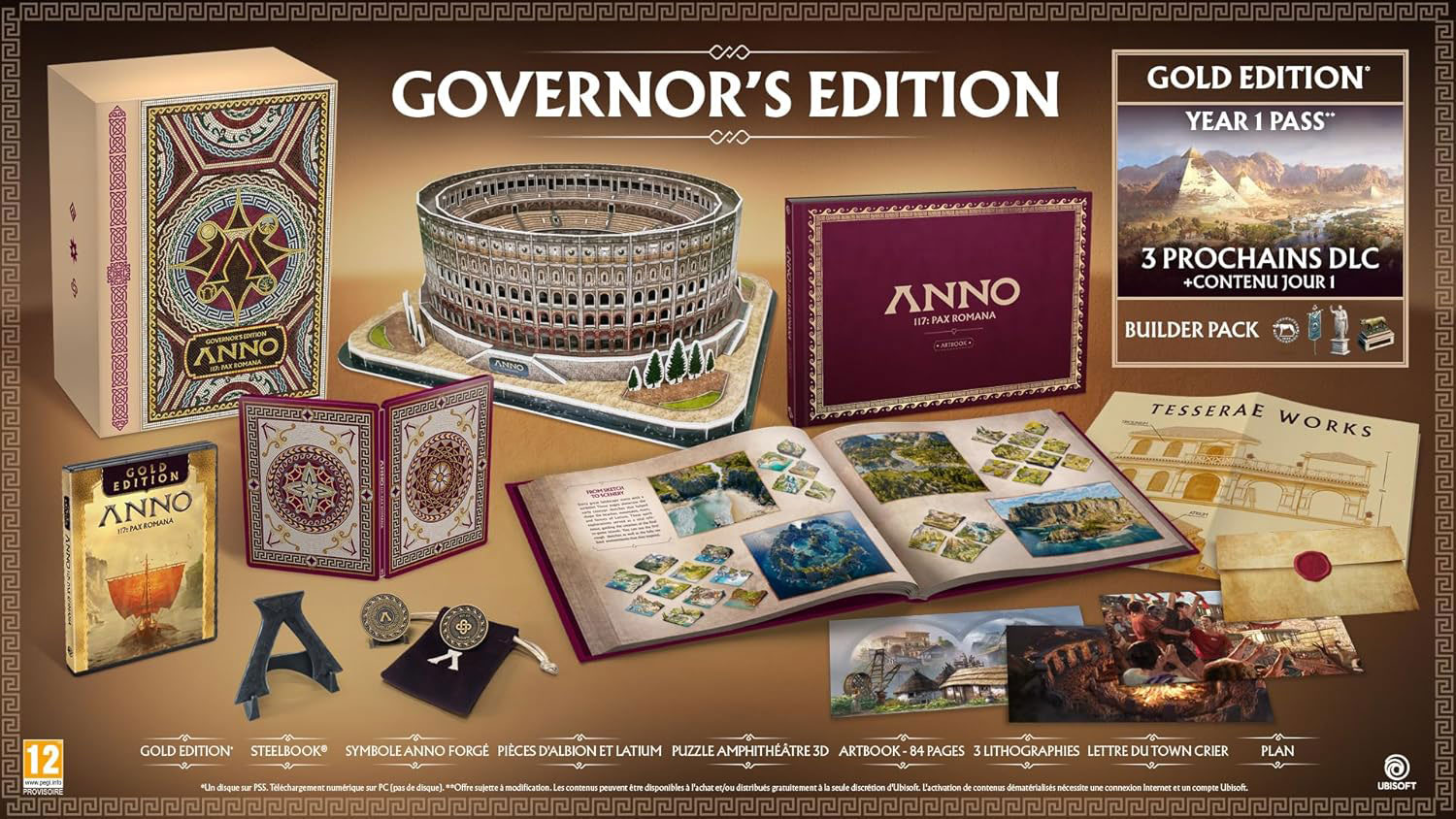 Anno 117 Pax Romana Governors Edition  PS5  дополнительное изображение 1