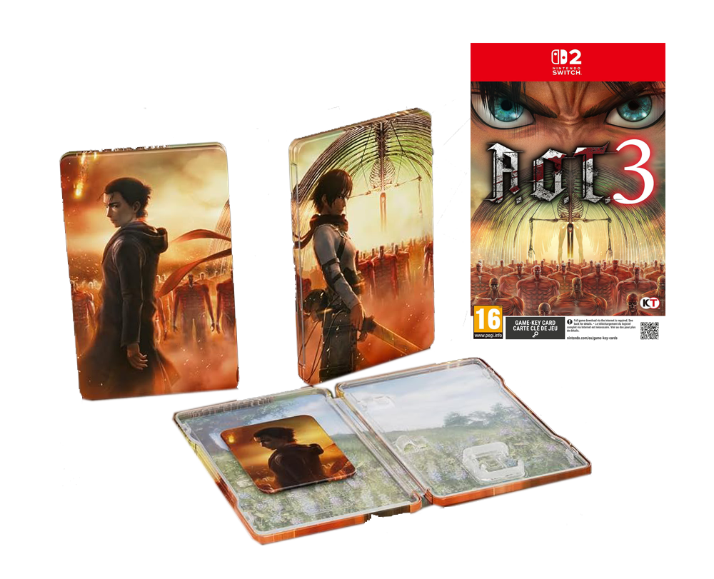Attack On Titan 3 Steelbook Launch Edition (Switch 2) ПРЕДЗАКАЗ!