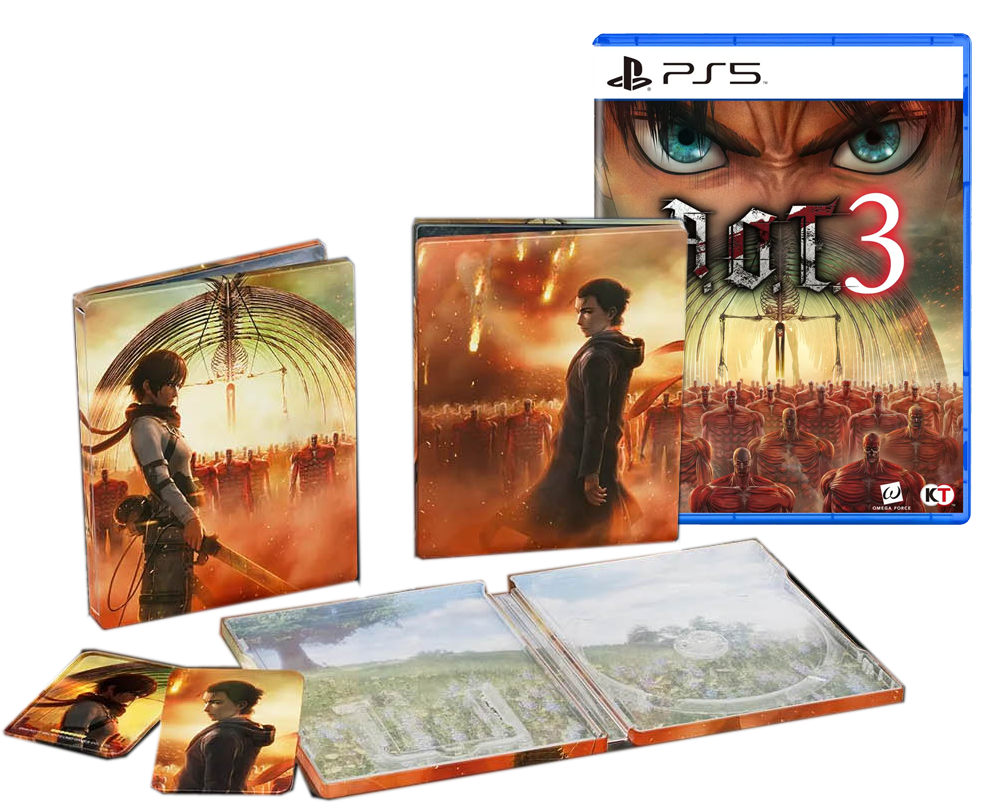 Attack On Titan 3 Steelbook Launch Edition (PS5) ПРEДЗАКАЗ!