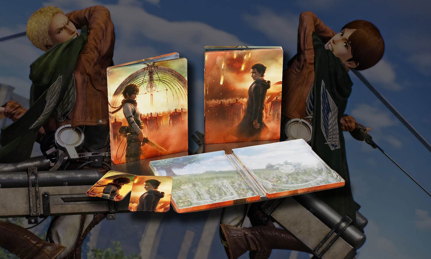 Attack On Titan 3 Steelbook Launch Edition  PS5 ПРEДЗАКАЗ! дополнительное изображение 1