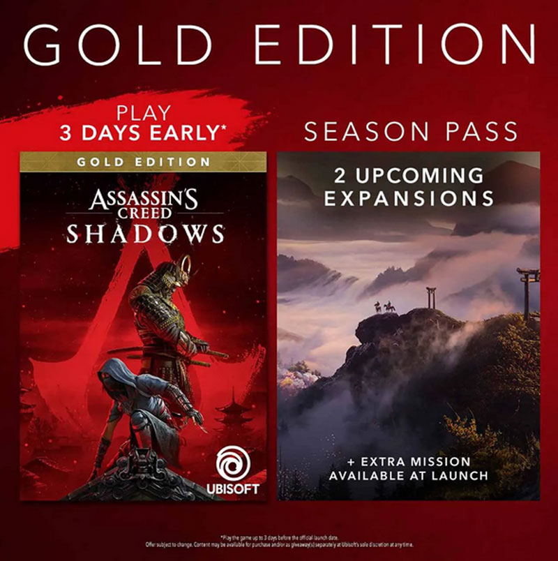 Assassins Creed Shadows Gold Edition  PS5  дополнительное изображение 1