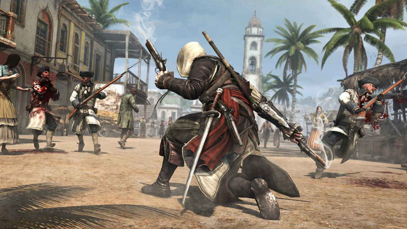Assassin Creed IV Black Flag Русские субтитры PS4 дополнительное изображение 1