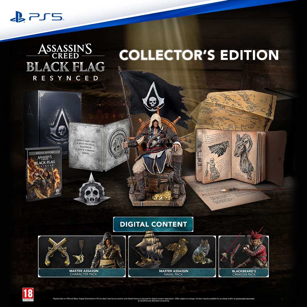 Assassins Creed Black Flag Resynced Collectors Edition  PS5  дополнительное изображение 1