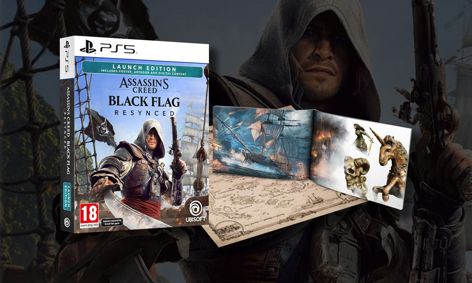 Assassins Creed Black Flag Resynced Launch Edition  PS5  дополнительное изображение 1