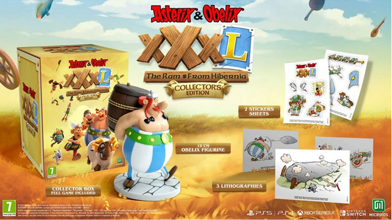 Asterix and Obelix XXXL The Ram From Hibernia Collectors Edition  Nintendo Swit дополнительное изображение 1