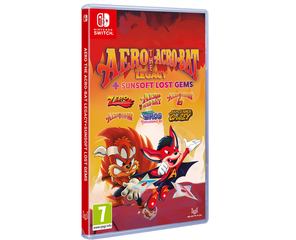 Aero The Acro-Bat Legacy Sunsoft Lost Gems (Русская версия)(Switch) ПРЕДЗАКАЗ!