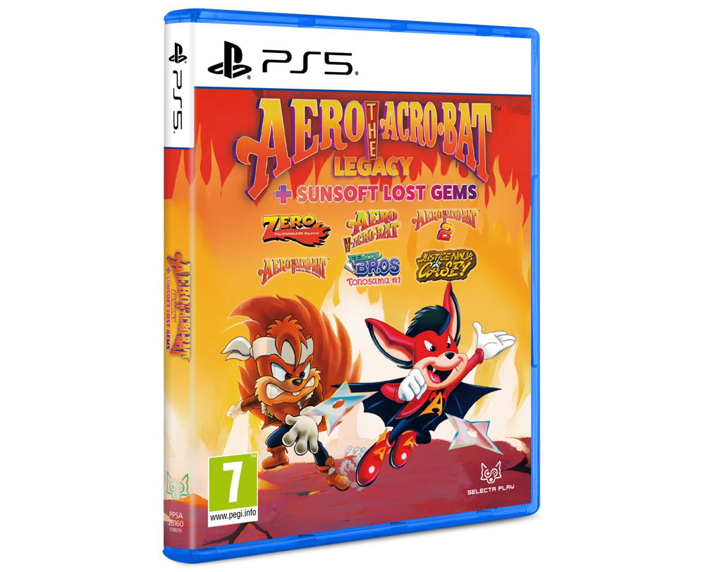 Aero The Acro-Bat Legacy Sunsoft Lost Gems (Русская версия)(PS5) ПРЕДЗАКАЗ!