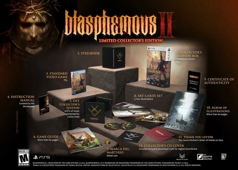 Blasphemous 2 Limited Collectors Edition  PS5 дополнительное изображение 1