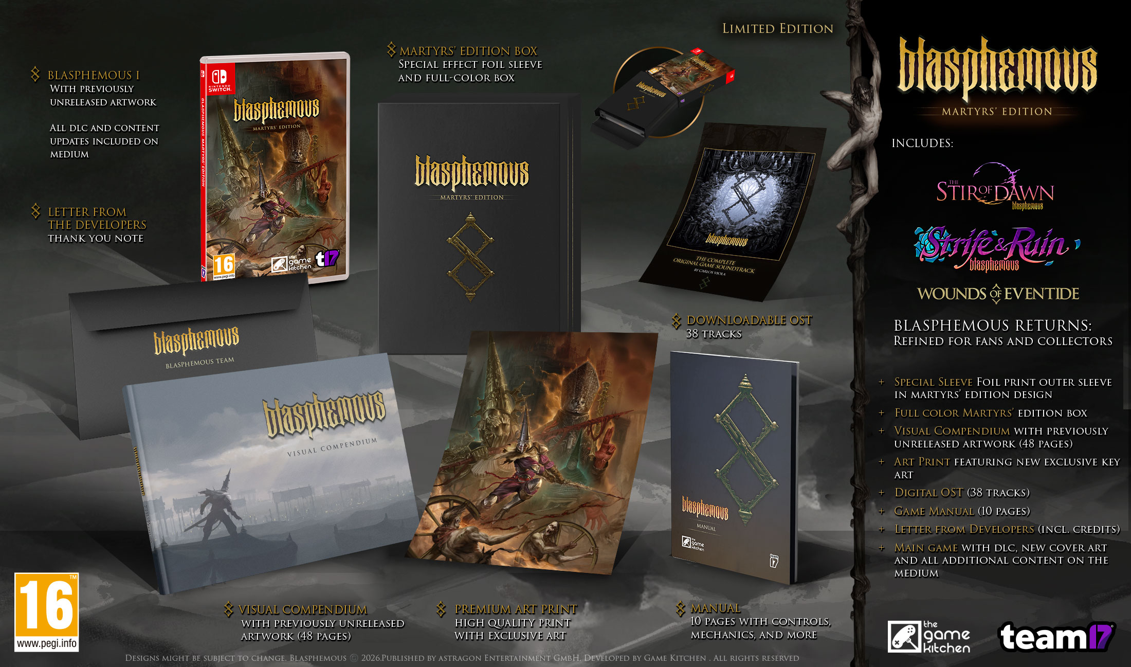 Blasphemous Martyrs Edition  Switch  дополнительное изображение 1