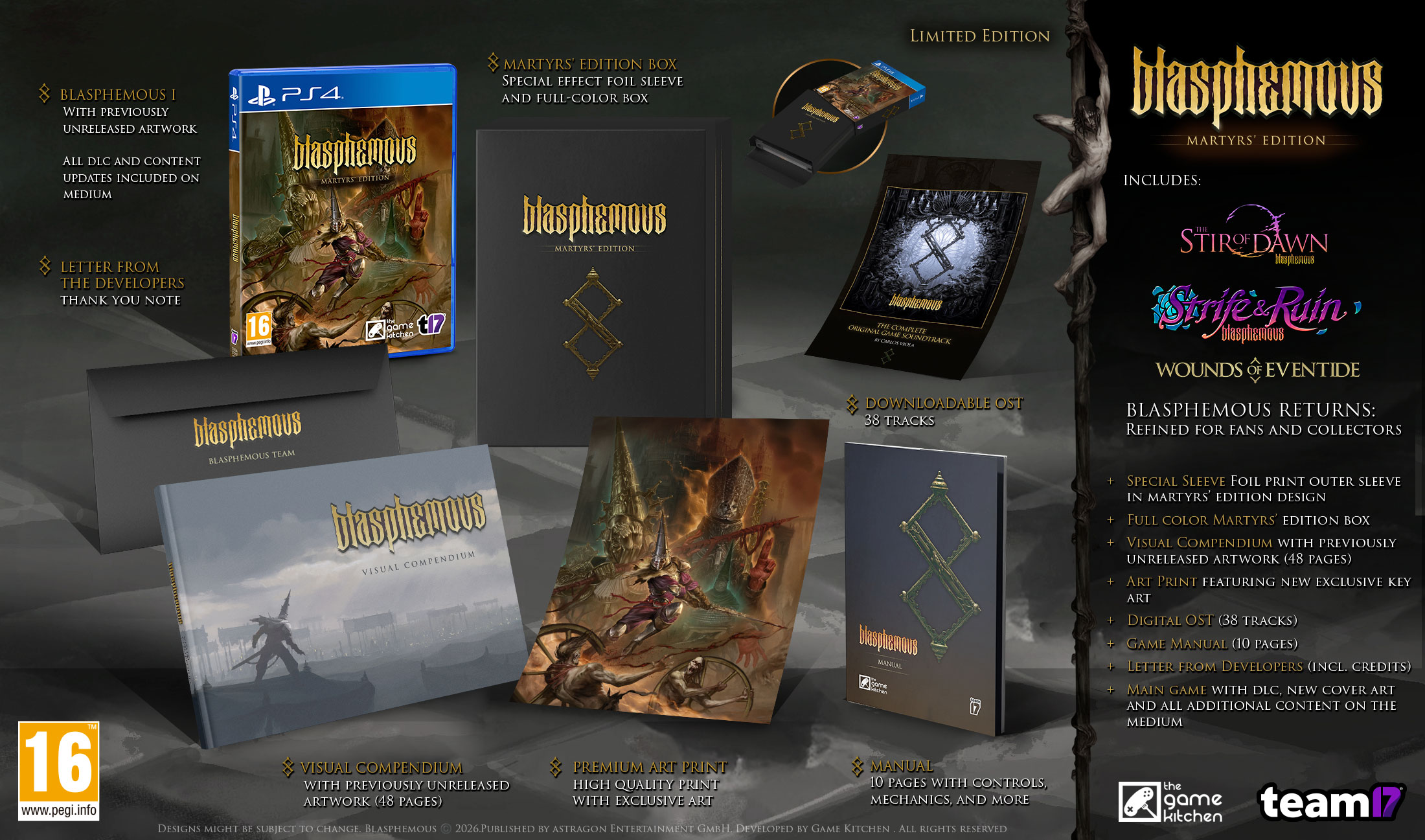 Blasphemous Martyrs Edition  PS4  дополнительное изображение 1