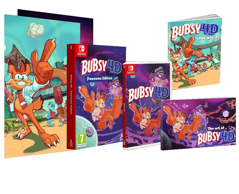 Bubsy 4D Pawsome Edition (Switch) ПРЕДЗАКАЗ!