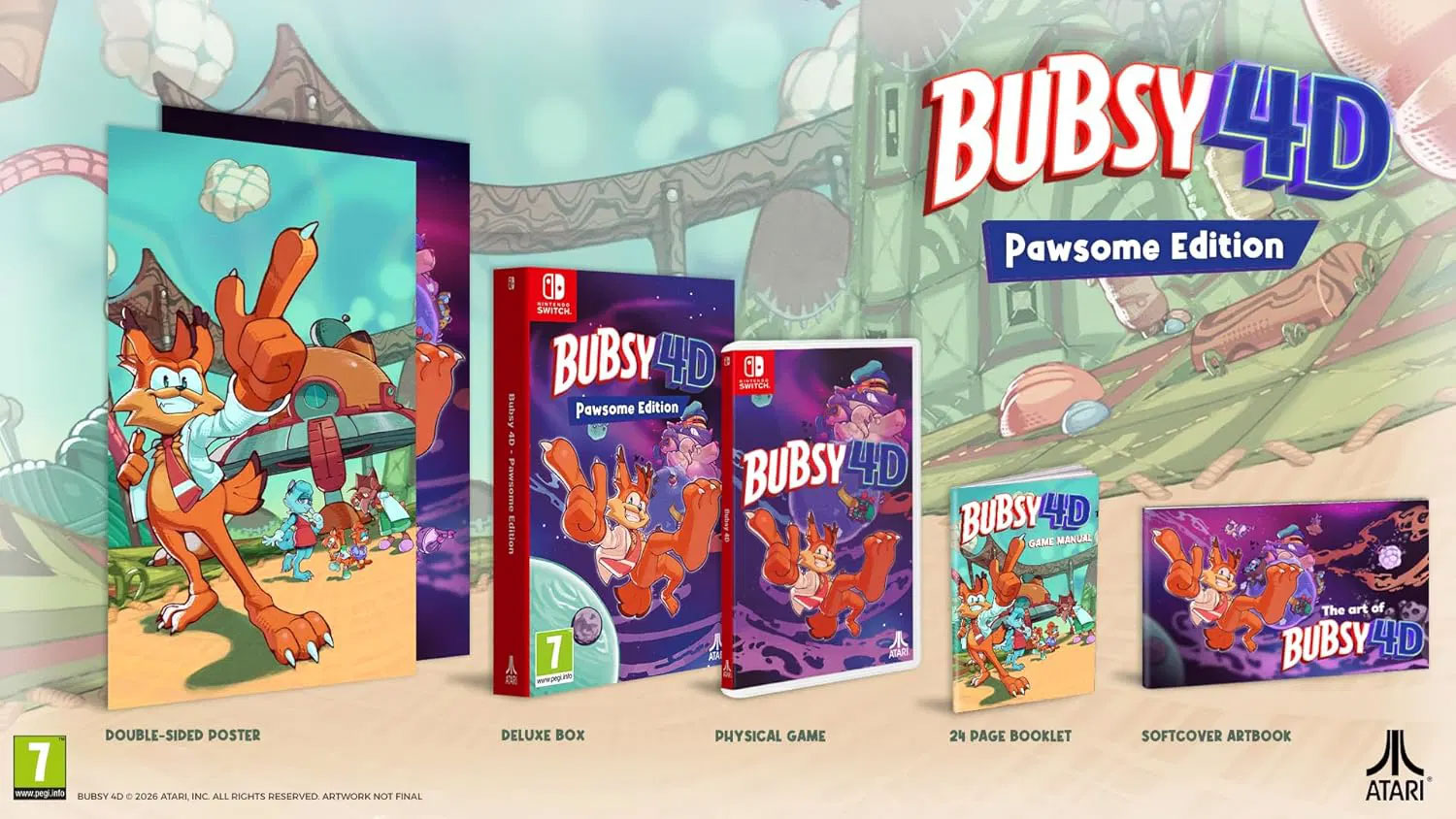 Bubsy 4D Pawsome Edition  Switch  дополнительное изображение 1