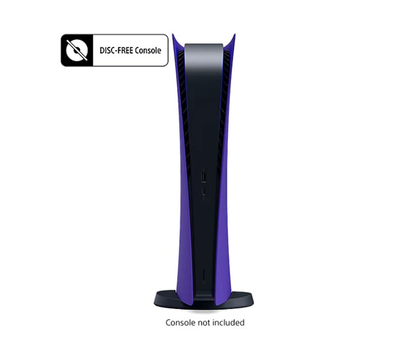 Sony PlayStation 5 Galactic Purple Digital Edition Console Cover  Крышки корпуса дополнительное изображение 2