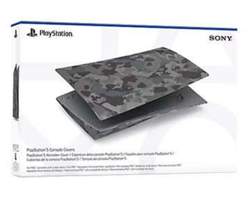 Sony PlayStation 5 Gray Camouflage Disc Console Cover (Крышки корпуса)