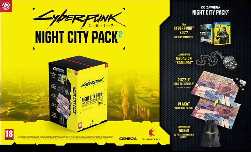 Cyberpunk 2077 Night City Pack 2  PS4 дополнительное изображение 1