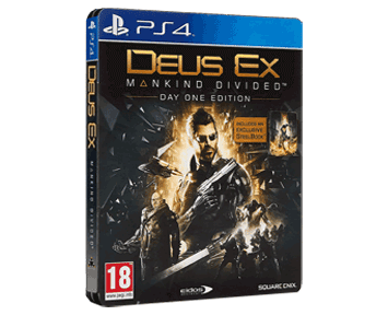 Deus Ex: Mankind Divided Day One SteelBook Edition (Русская версия) для PS4