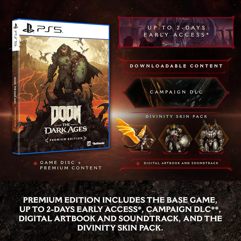 Doom The Dark Ages Premium Edition  PS5  дополнительное изображение 1