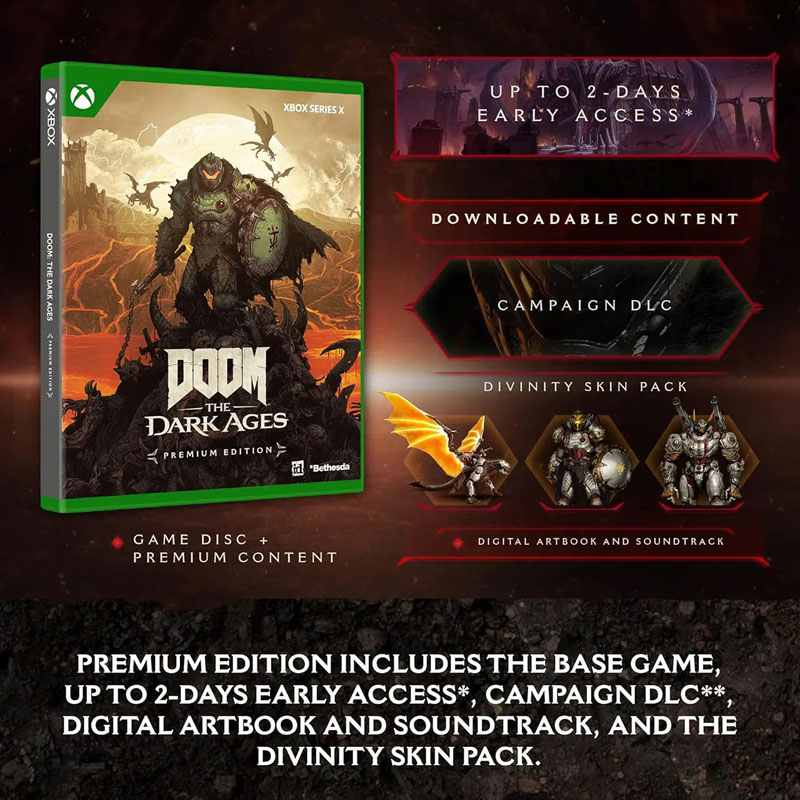 Doom The Dark Ages Premium Edition  Xbox Series X дополнительное изображение 1