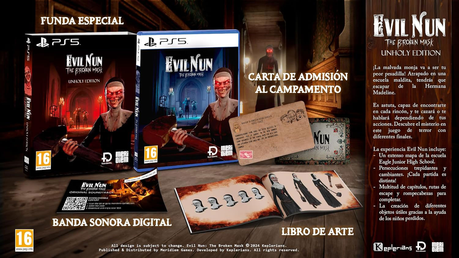 Evil Nun The Broken Mask Unholy Edition  PS5 дополнительное изображение 1