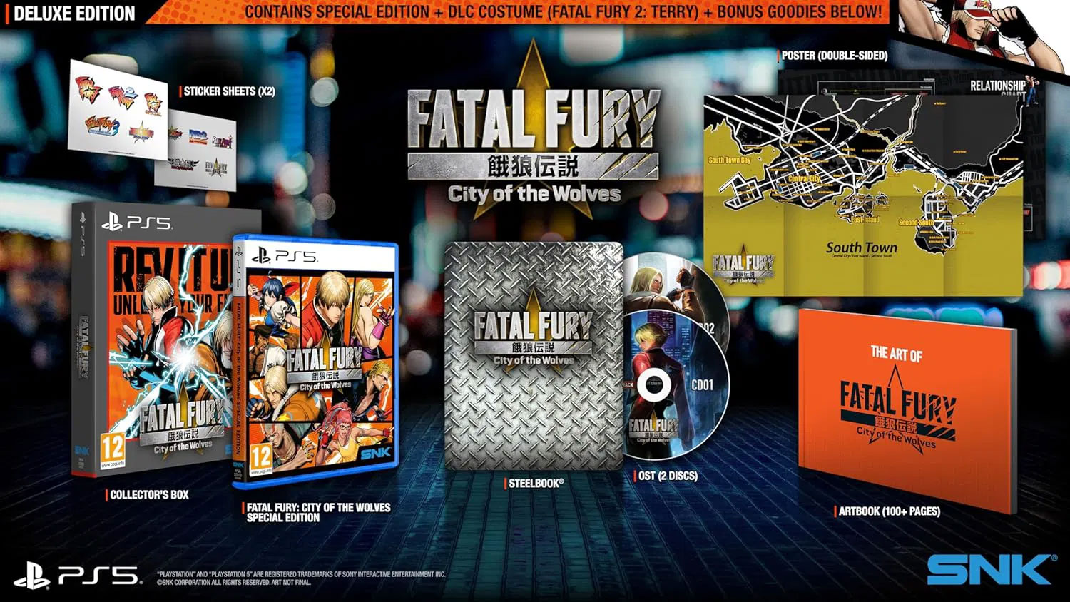Fatal Fury City of the Wolves Deluxe Edition  PS5 дополнительное изображение 1
