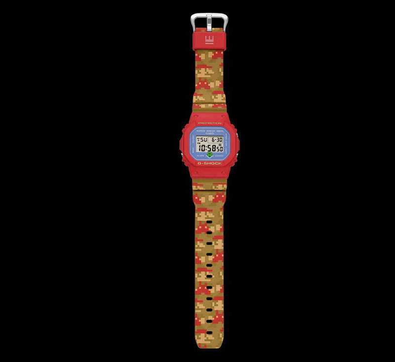 Лимитированные часы Super Mario Bros. Casio G-SHOCK DW-5600SMB-4DR дополнительное изображение 1