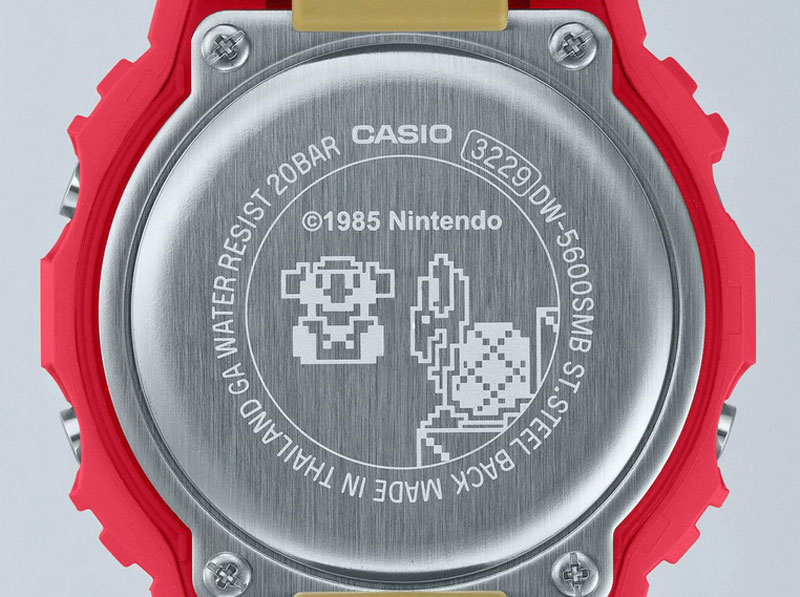 Лимитированные часы Super Mario Bros. Casio G-SHOCK DW-5600SMB-4DR дополнительное изображение 2