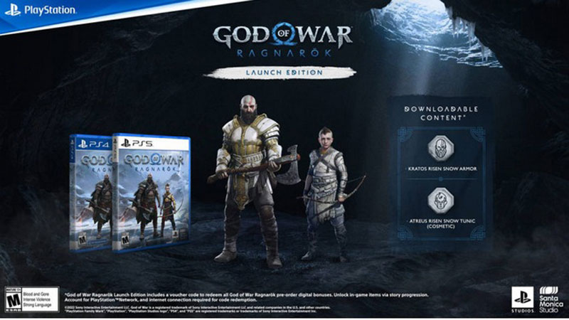 God of War Ragnarok Launch Edition Бог Войны Рагнарок  Русские субтитры PS5 дополнительное изображение 1