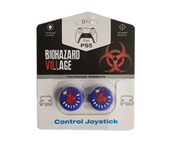 Накладки на стики Biohazard Village (Blue)(PS5) для PS5