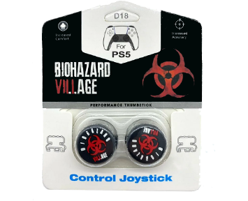 Накладки на стики Biohazard Village (Black)(PS5)