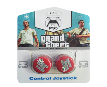 Накладки на стики GTA V (Red)(PS5) для PS5