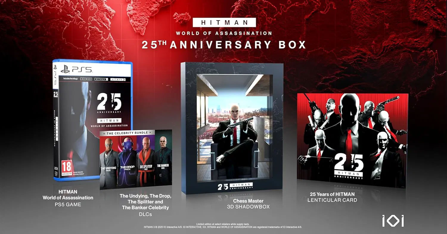 Hitman World of Assassination 25th Anniversary Box  PS5 дополнительное изображение 1