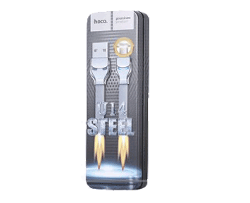 Кабель USB/Type-C HOCO U14 Steelman 1.2м