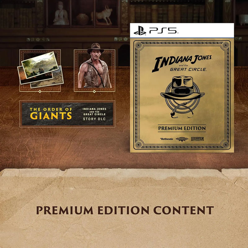 Indiana Jones and the Great Circle Premium Edition  PS5  дополнительное изображение 1