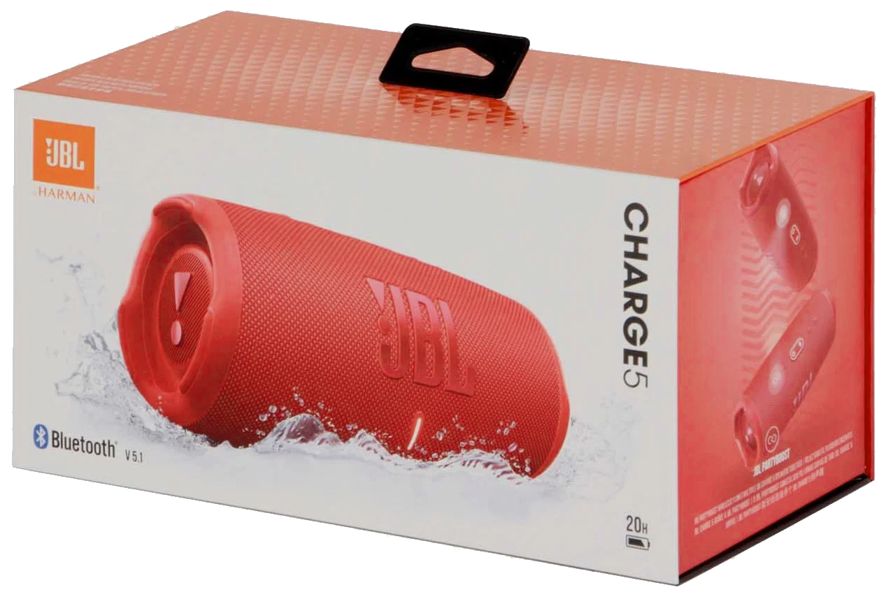 Беспроводная портативная колонка JBL charge 5 Красная (Red)