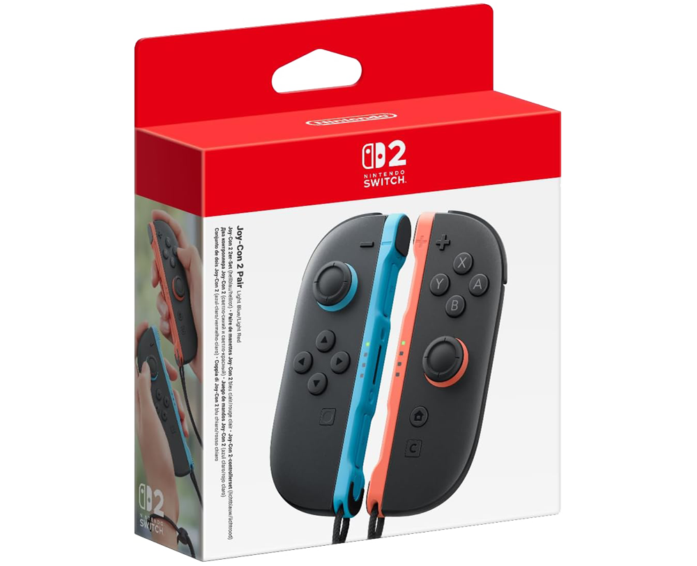 Игровой аксессуар Joy-Con 2 (L)/(R) Controller (Light Blue/Light Red)(Светло-голубой/Светло-красный) (Switch 2) ПРЕДЗАКАЗ!