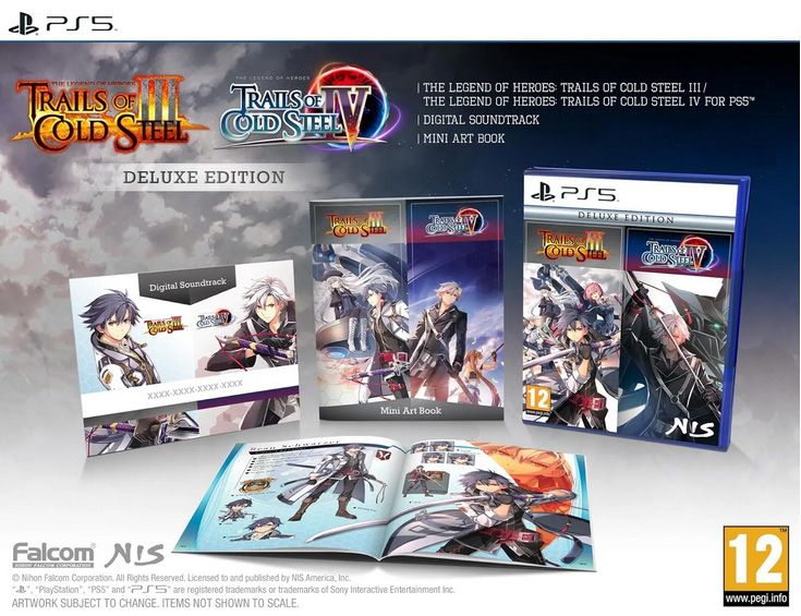 Legend of Heroes Trails of Cold Steel III and Trails of Cold Steel IV Deluxe Edition  PS5  дополнительное изображение 1