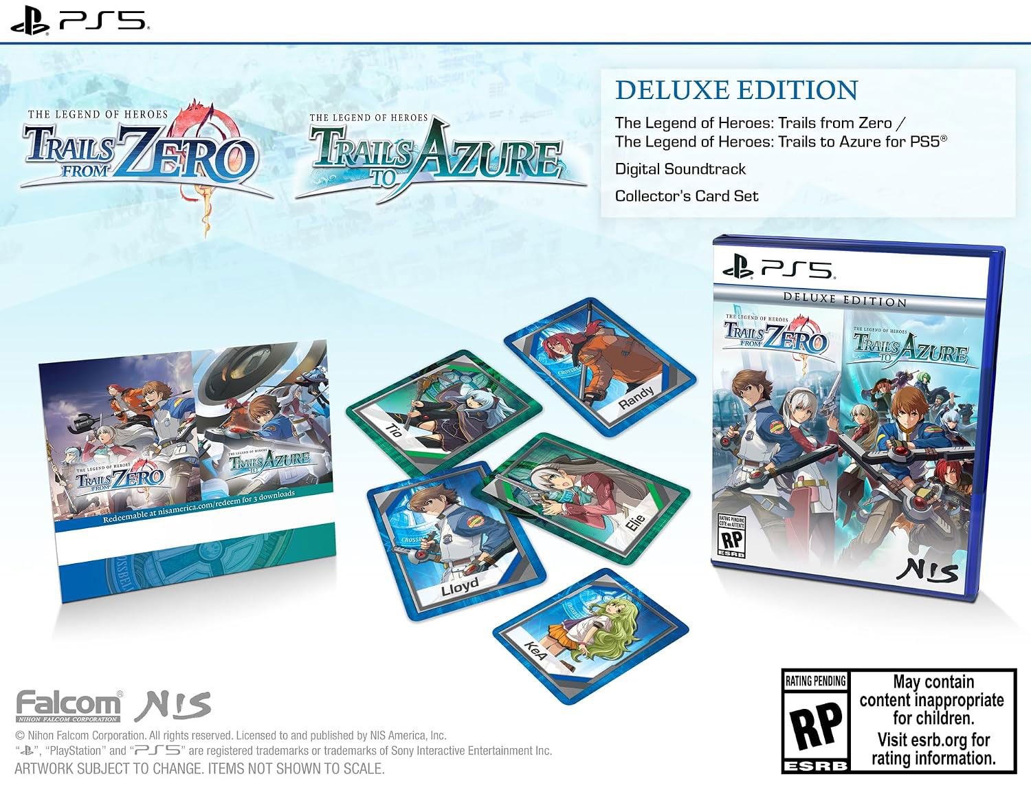 Legend of Heroes Trails from Zero and Legend of Heroes Trails to Azure Deluxe Edition  PS5 дополнительное изображение 1