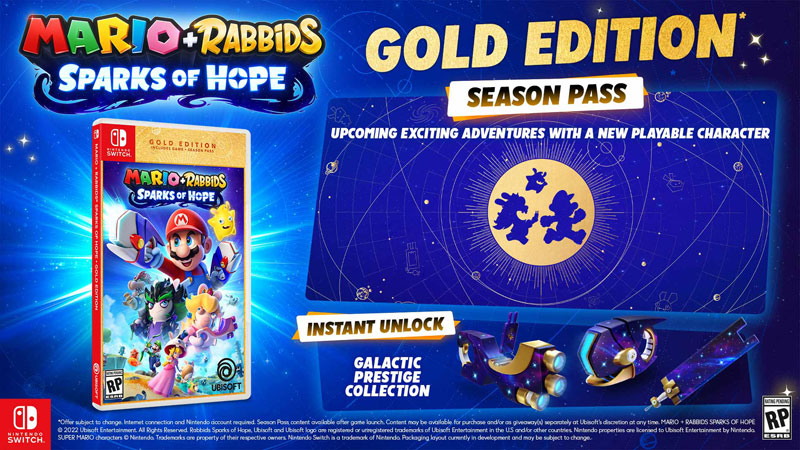 Mario and Rabbids Sparks of Hope Gold Edition UAE Nintendo Switch дополнительное изображение 1