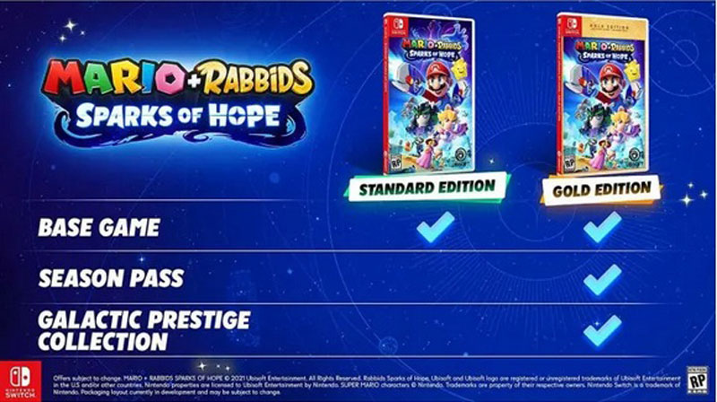 Mario and Rabbids Sparks of Hope Gold Edition  Nintendo Switch дополнительное изображение 1