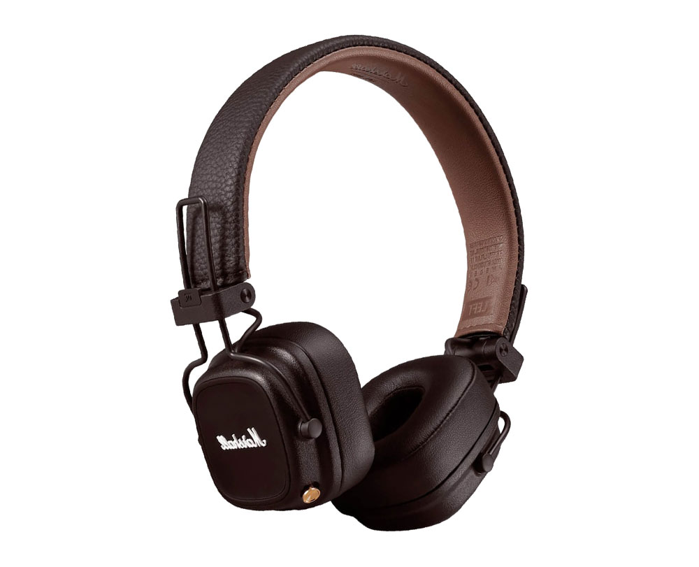 Наушники беспроводные Marshall Major 4 IV коричневый  Brown дополнительное изображение 1