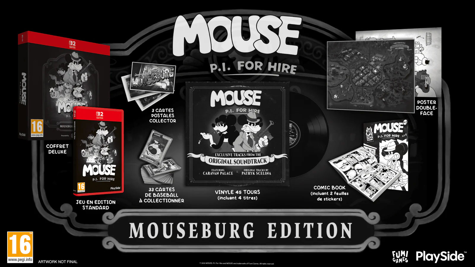Mouse P.I. for Hire Mouseburg Edition  Switch 2  дополнительное изображение 1