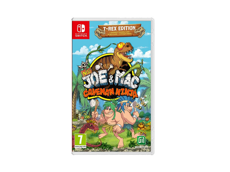 New Joe and Mac Caveman Ninja T-Rex Edition  Русская Версия Nintendo Switch дополнительное изображение 1