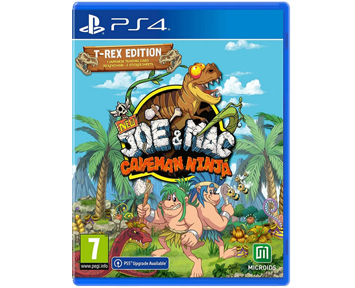 New Joe and Mac: Caveman Ninja T-Rex Edition (Русская версия)(PS4)