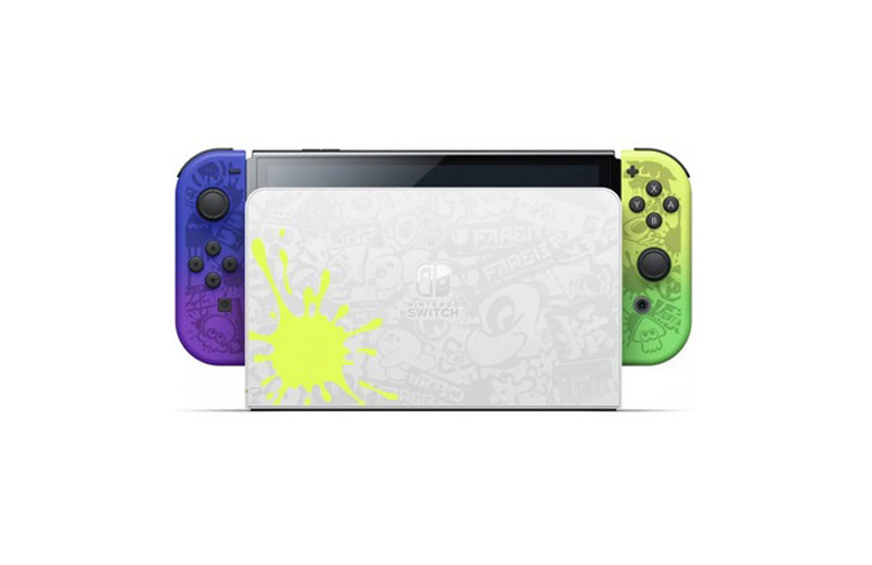 Игровая приставка Nintendo Switch  OLED-Модель Splatoon 3 Special Edition HK дополнительное изображение 3