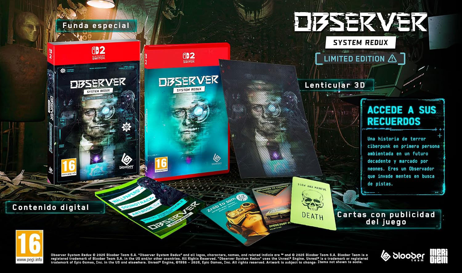 Observer System Redux Limited Edition  Switch 2  дополнительное изображение 1