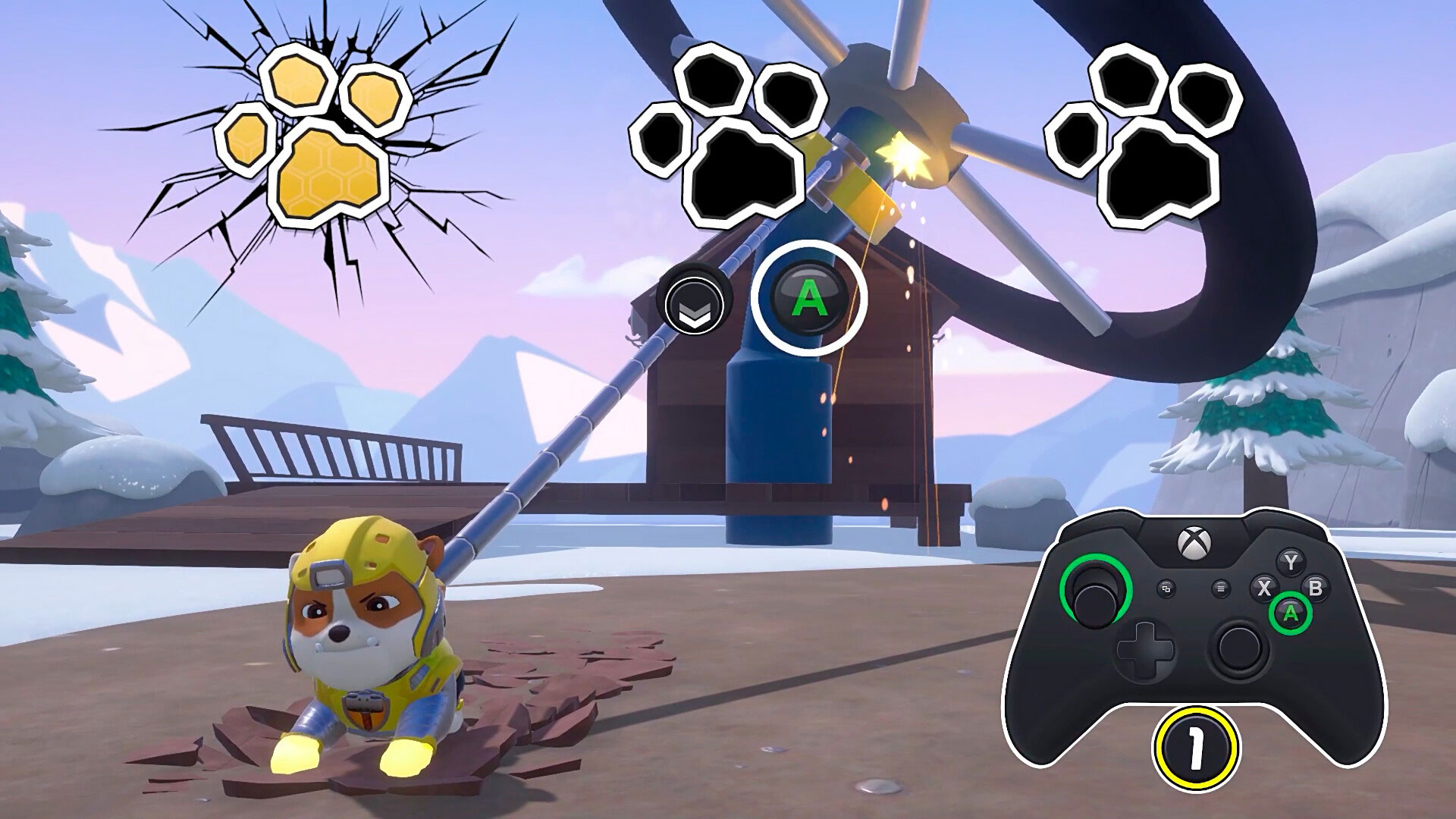 PAW Patrol Mighty Pups Save Adventure Bay US PS5 дополнительное изображение 1